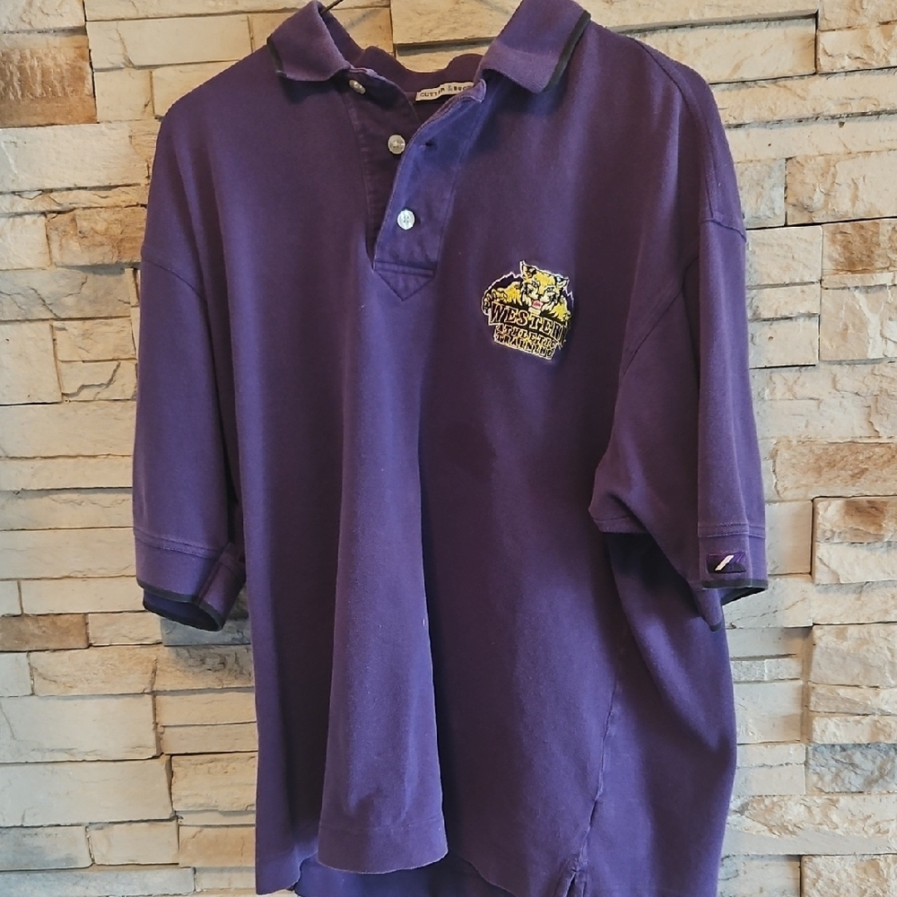 Vintage Purple Polo Shirt